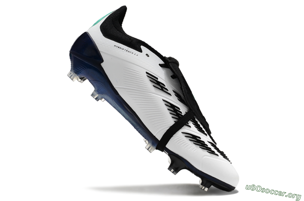Adidas Predator Elite Foldover Tongue FG Football Boots - White/Jade/Black 4