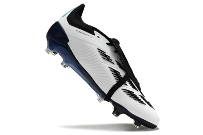 Adidas Predator Elite Foldover Tongue FG Football Boots - White/Jade/Black