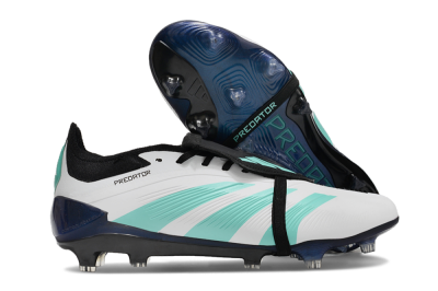 Adidas Predator Elite Foldover Tongue FG Football Boots - White/Jade/Black