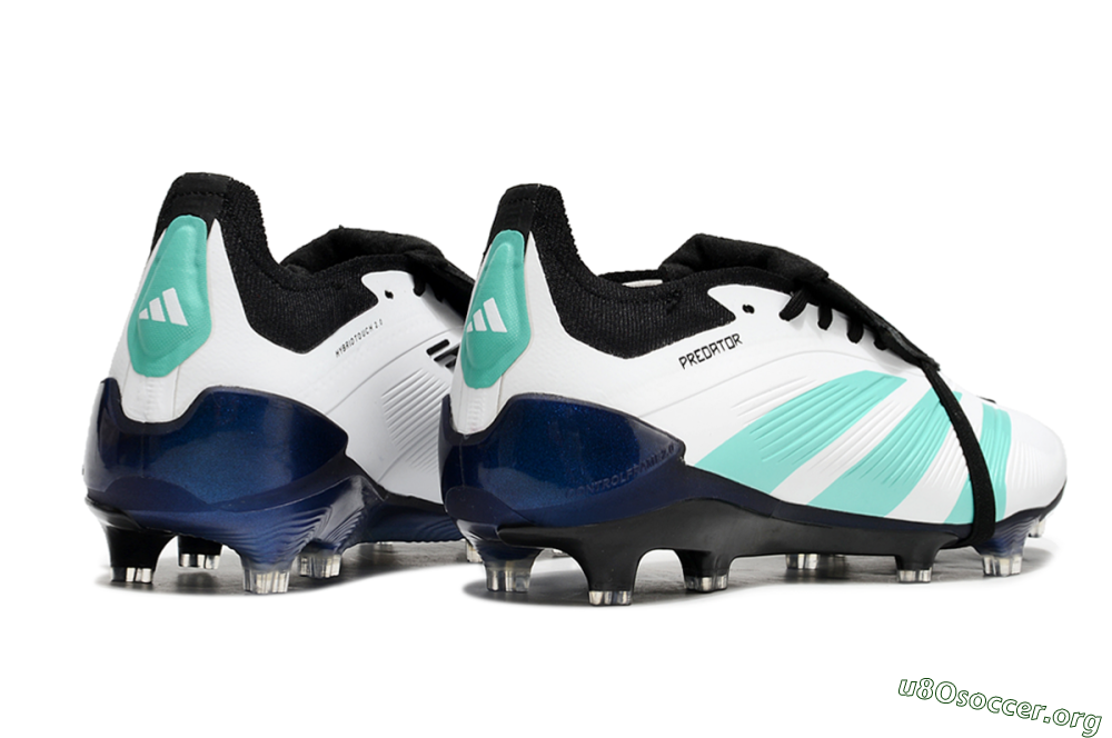 Adidas Predator Elite Foldover Tongue FG Football Boots - White/Jade/Black 6