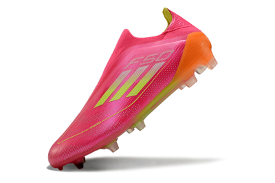 Adidas F50 Elite FG Football Boots - Pink/Yellow/Orange