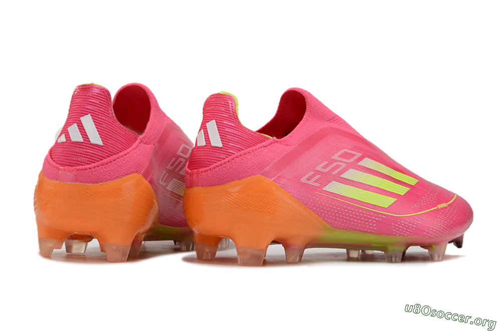 Adidas F50 Elite FG Football Boots - Pink/Yellow/Orange 6