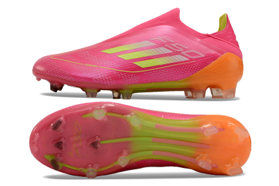 Adidas F50 Elite FG Football Boots - Pink/Yellow/Orange