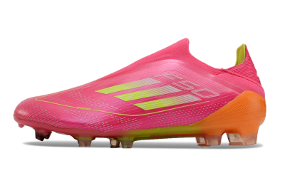 Adidas F50 Elite FG Football Boots - Pink/Yellow/Orange
