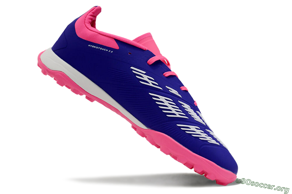 Adidas Predator 24 Elite TF Football Shoes - Blue/White/Pink 4