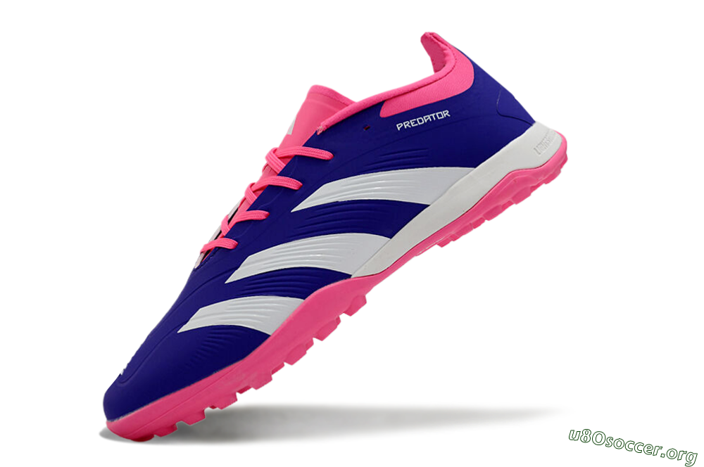 Adidas Predator 24 Elite TF Football Shoes - Blue/White/Pink 5