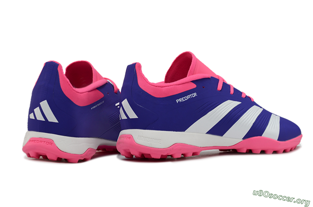 Adidas Predator 24 Elite TF Football Shoes - Blue/White/Pink 6