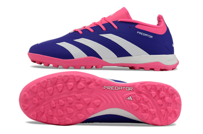 Adidas Predator 24 Elite TF Football Shoes - Blue/White/Pink