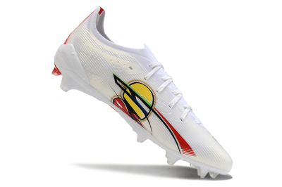 Puma Ultra 5 Ultimate FG Football Boots - White/Red/Yellow/Green