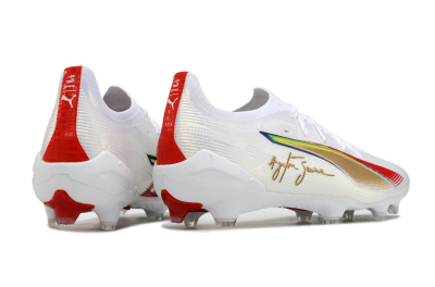Puma Ultra 5 Ultimate FG Football Boots - White/Red/Yellow/Green