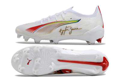 Puma Ultra 5 Ultimate FG Football Boots - White/Red/Yellow/Green