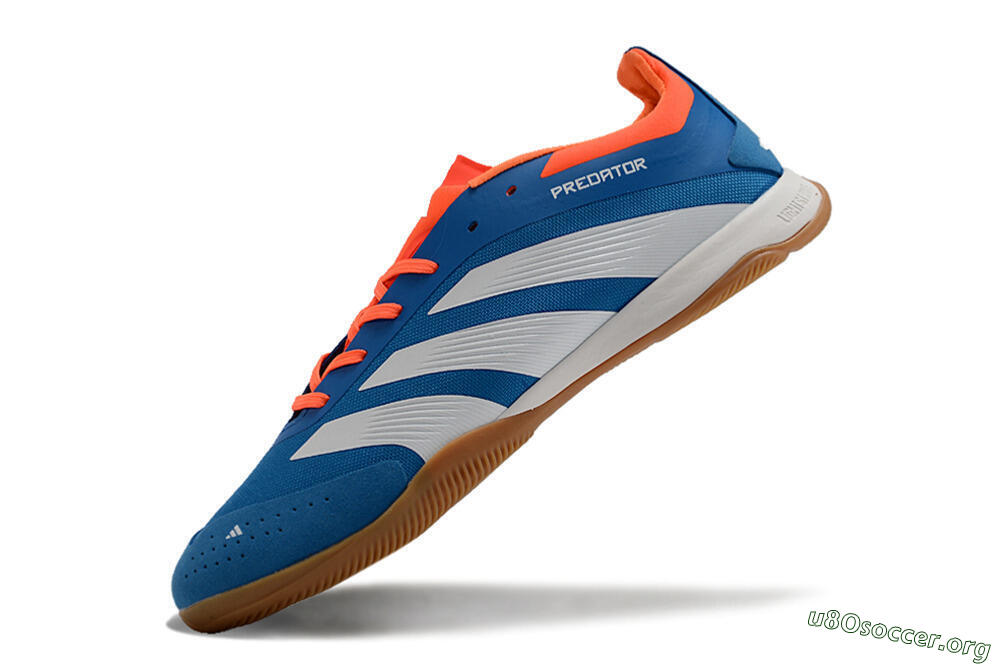 Adidas Predator 24 Elite IC Football Shoes - Blue/White/Red 5