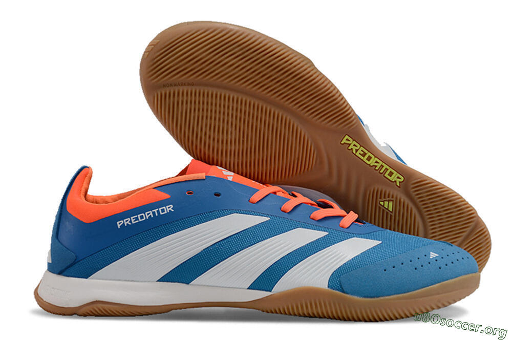 Adidas Predator 24 Elite IC Football Shoes - Blue/White/Red 2