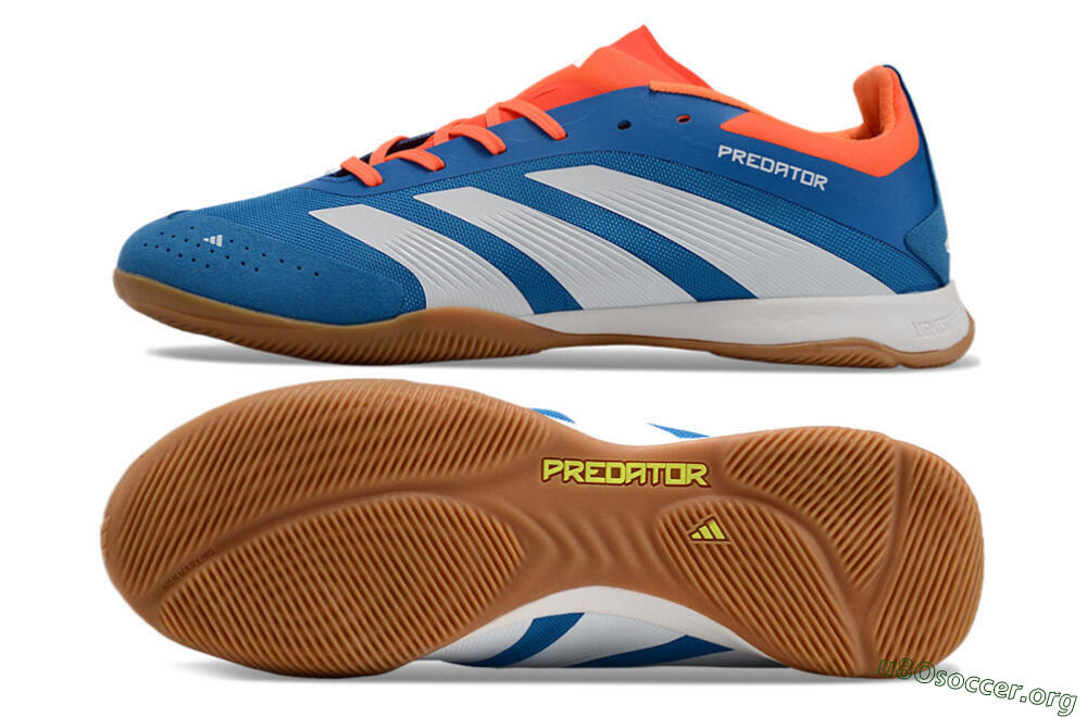 Adidas Predator 24 Elite IC Football Shoes - Blue/White/Red 1