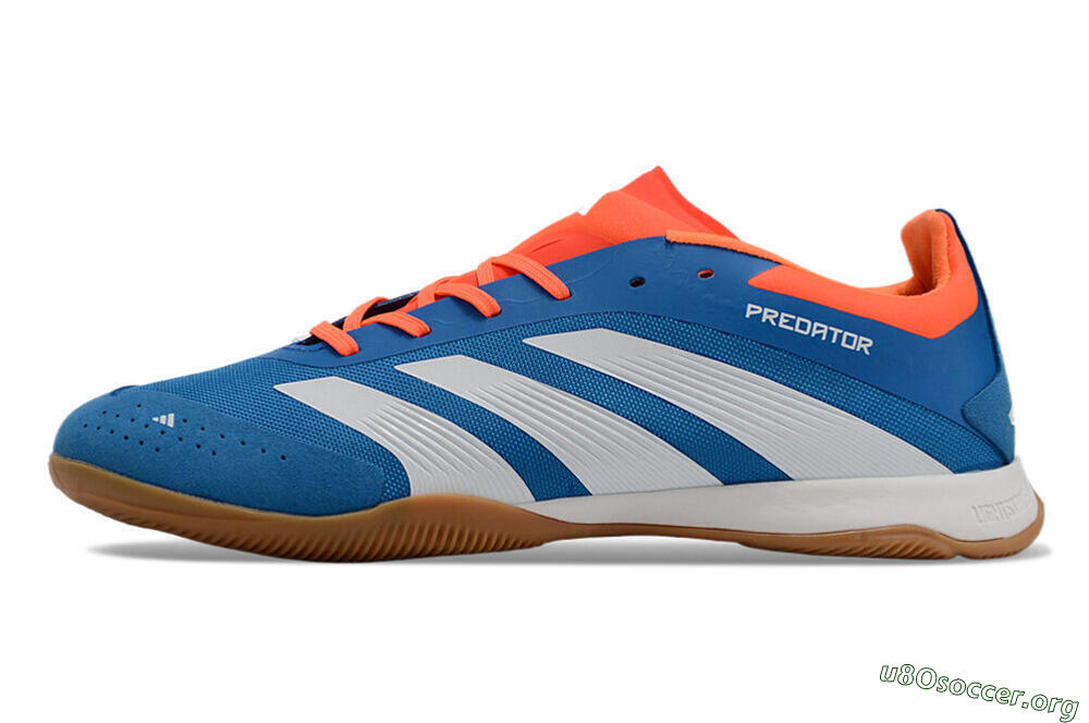 Adidas Predator 24 Elite IC Football Shoes - Blue/White/Red 3