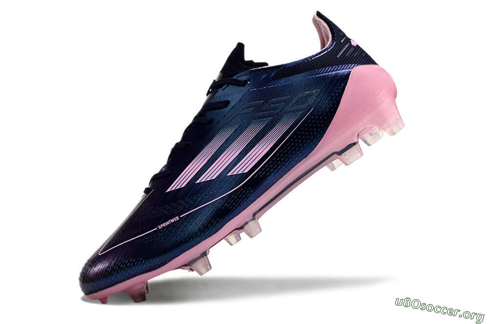 Adidas F50 Elite FG Football Boots - Blue/Pink/Black 5
