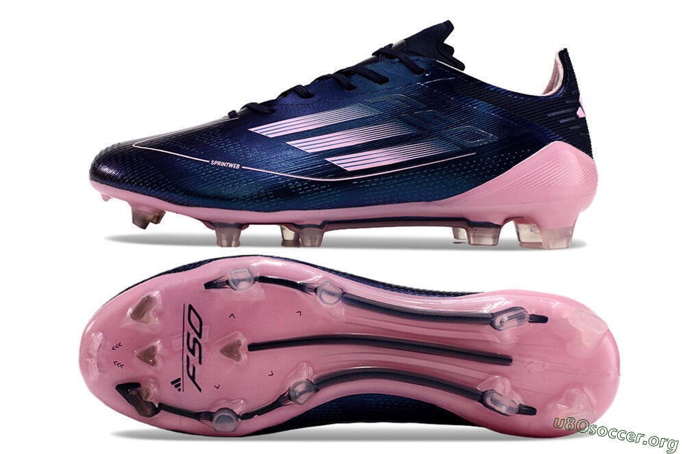 Adidas F50 Elite FG Football Boots - Blue/Pink/Black 1