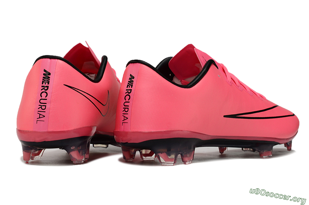 Nike Mercurial Vapor 10 FG Football Boots - Pink/Black 6