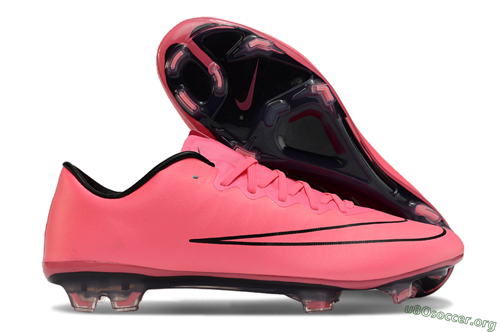 Nike Mercurial Vapor 10 FG Football Boots - Pink/Black 2