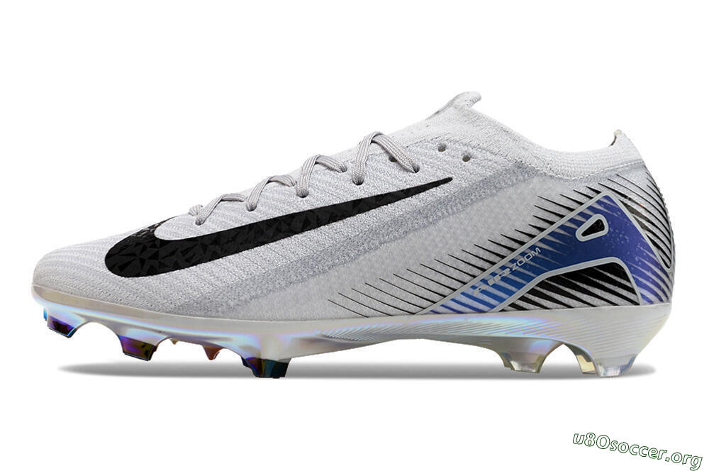 Nike Air Zoom Mercurial Vapor 16 Elite FG Football Boots - Grey/Black/Blue 3