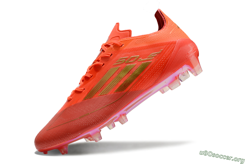 Adidas F50 Elite FG Football Boots - Red/Gold 5