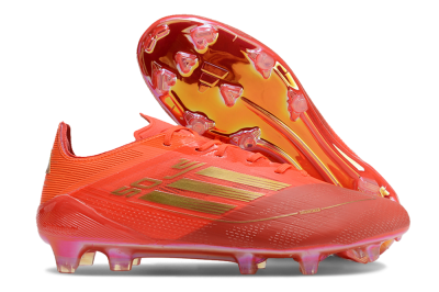 Adidas F50 Elite FG Football Boots - Red/Gold