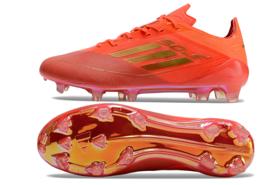 Adidas F50 Elite FG Football Boots - Red/Gold