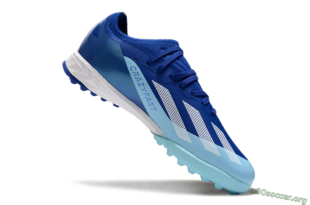 Adidas X Speedportal.1 TF Football Shoes - Blue/White/Jade 4