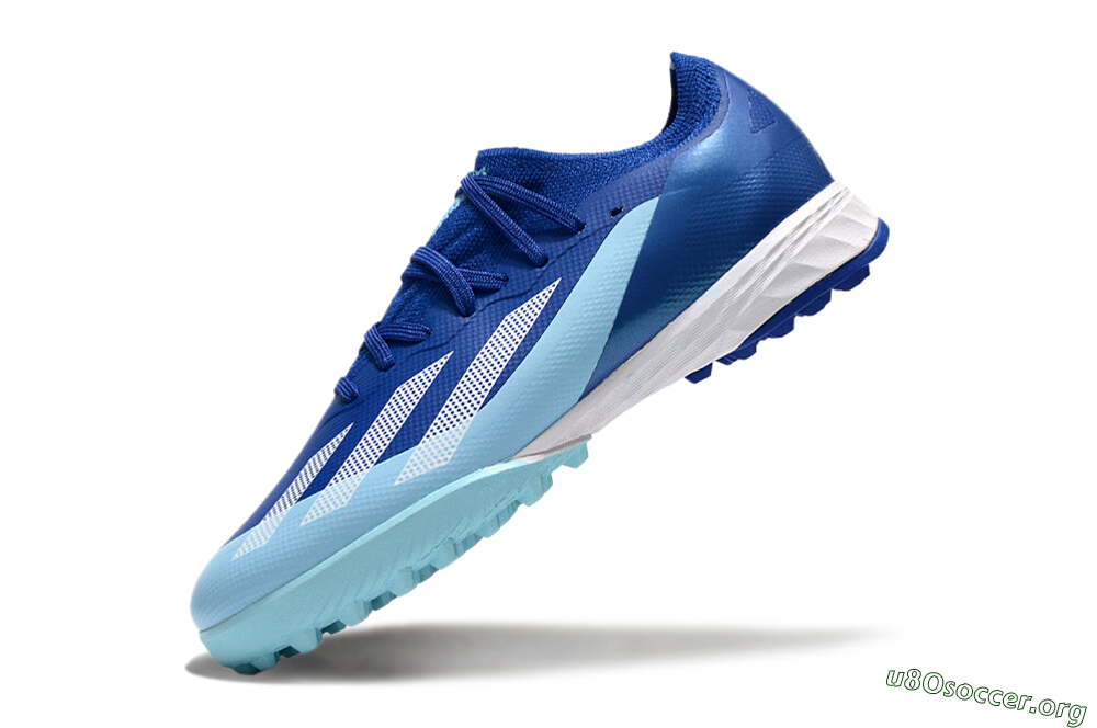 Adidas X Speedportal.1 TF Football Shoes - Blue/White/Jade 5