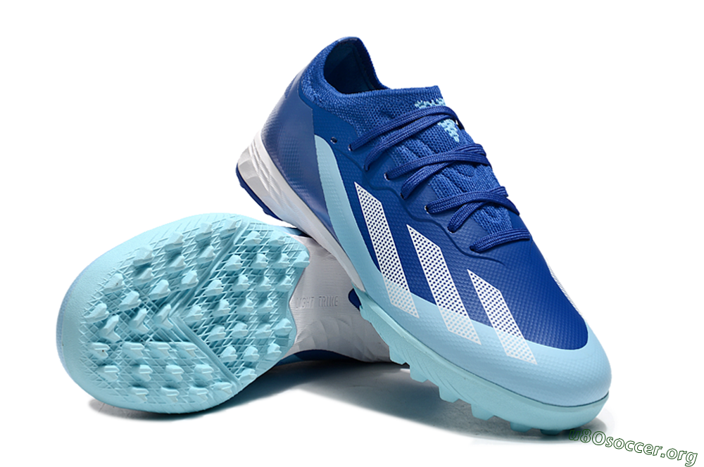 Adidas X Speedportal.1 TF Football Shoes - Blue/White/Jade 0