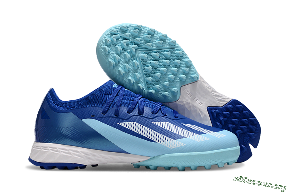 Adidas X Speedportal.1 TF Football Shoes - Blue/White/Jade 2