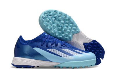 Adidas X Speedportal.1 TF Football Shoes - Blue/White/Jade