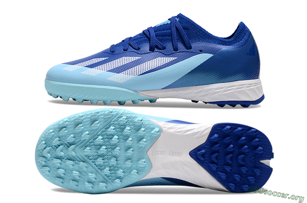 Adidas X Speedportal.1 TF Football Shoes - Blue/White/Jade 1