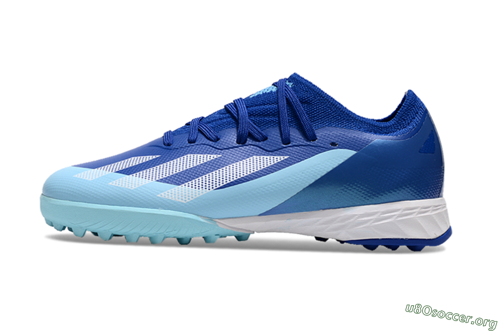 Adidas X Speedportal.1 TF Football Shoes - Blue/White/Jade 3