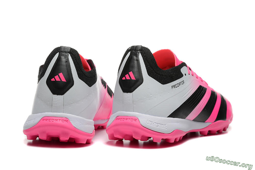 Adidas Predator 24 Elite TF Football Shoes - Pink/Black/White 6