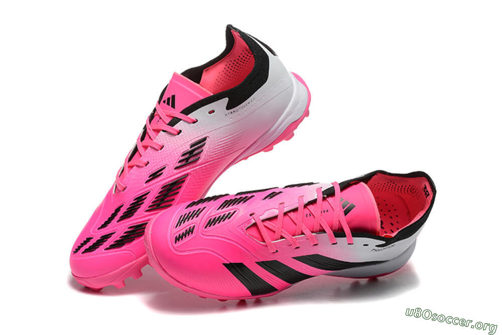 Adidas Predator 24 Elite TF Football Shoes - Pink/Black/White 0