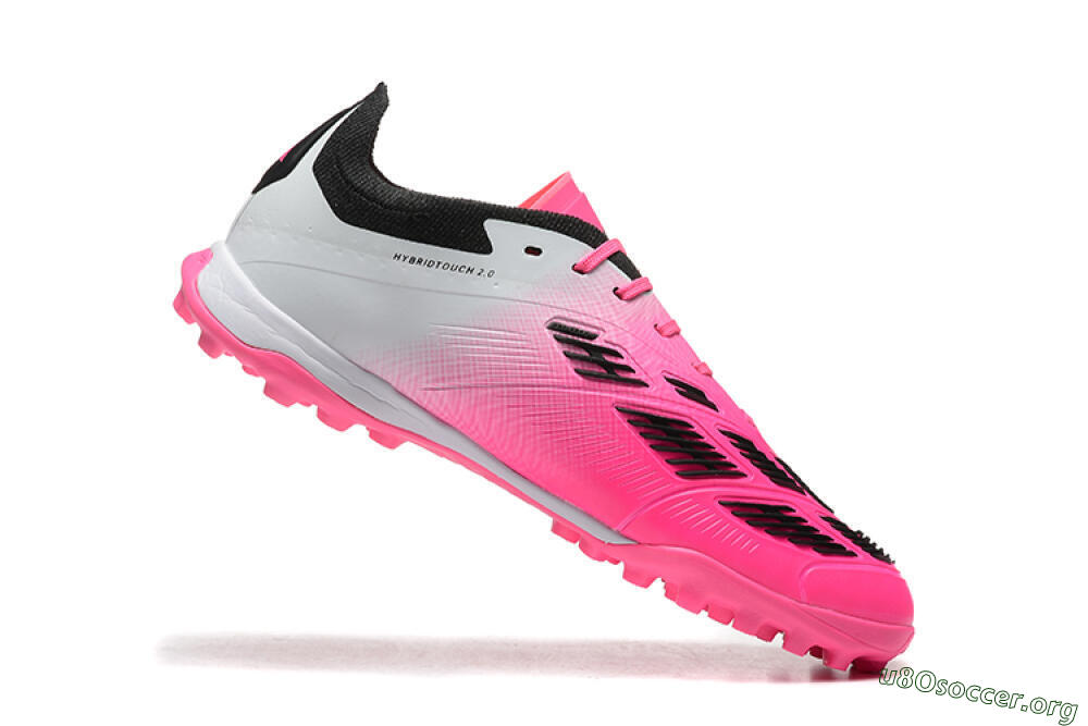 Adidas Predator 24 Elite TF Football Shoes - Pink/Black/White 4