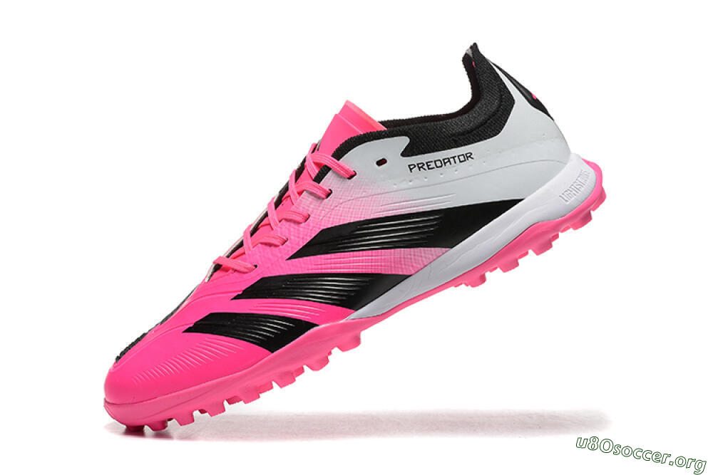 Adidas Predator 24 Elite TF Football Shoes - Pink/Black/White 5