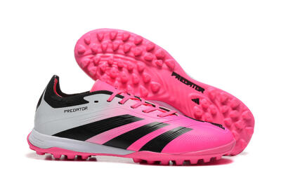 Adidas Predator 24 Elite TF Football Shoes - Pink/Black/White