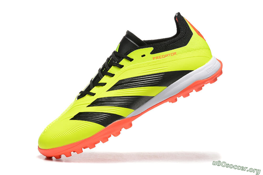 Adidas Predator 24 Elite TF Football Shoes - Yellow/Black/Red 5