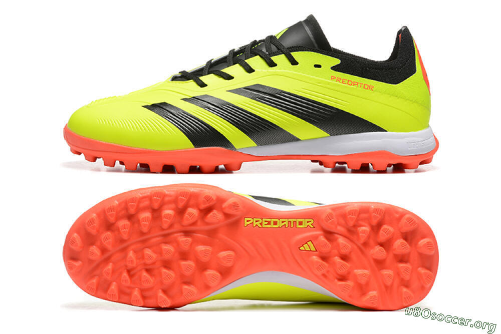 Adidas Predator 24 Elite TF Football Shoes - Yellow/Black/Red 1