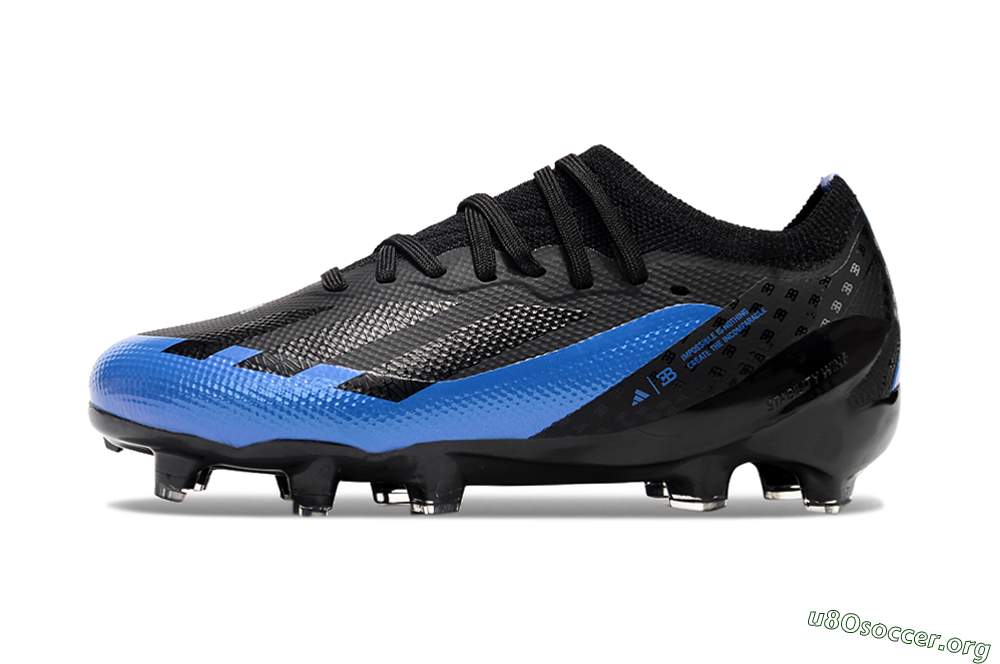 Adidas X Speedportal.1 FG Football Boots - Black/Blue 3