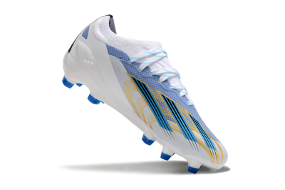 Adidas X Speedportal.1 FG Football Boots - White/Blue/Gold