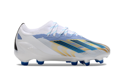 Adidas X Speedportal.1 FG Football Boots - White/Blue/Gold