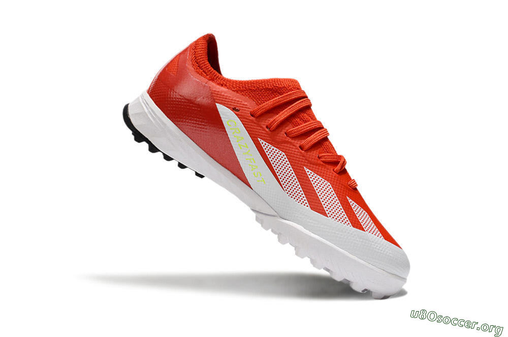 Adidas X Speedportal.1 TF Football Shoes - Red/White/Black 4