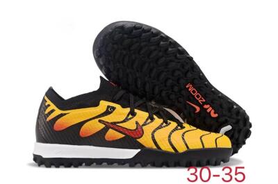 Nike Air Zoom Mercurial Vapor 15 Elite TF Football Shoes - Black/Yellow/Red