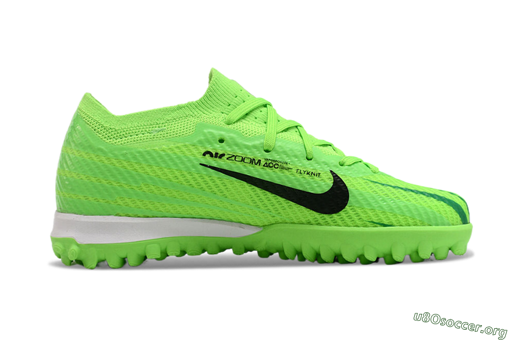Nike Air Zoom Mercurial Vapor 15 Elite TF Football Shoes - Yellow/Black/White 6