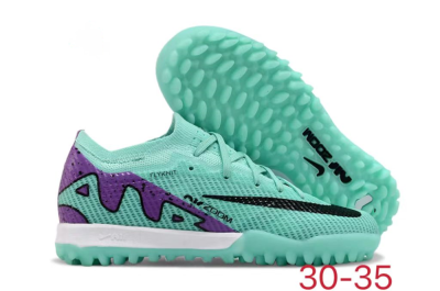 Nike Air Zoom Mercurial Vapor 15 Elite TF Football Shoes - Jade/Purple/Black
