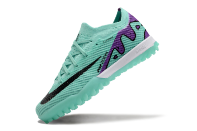 Nike Air Zoom Mercurial Vapor 15 Elite TF Football Shoes - Jade/Purple/Black