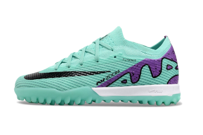 Nike Air Zoom Mercurial Vapor 15 Elite TF Football Shoes - Jade/Purple/Black